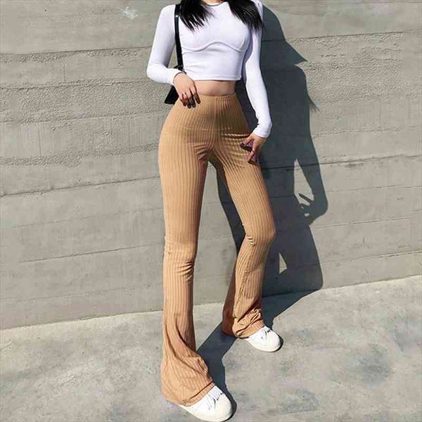 

casual retro vintage corduroy womens capri spring summer high waist loose slim solid korean all-match straight-leg, Black;white