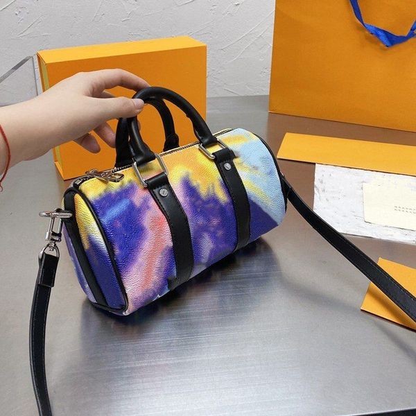 

luxurys designer ladies printed pillow bag 2021 color rendering pattern handbag for women fashion shoulder bags with box lcm