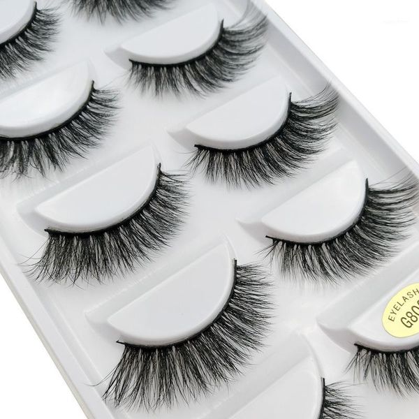 

pairs/set 100% mink false eyelashes 3d winged eye makeup tool1