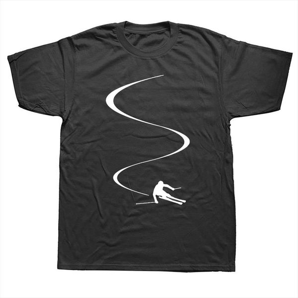 

summer print fashion short sleeve mens t shirt o neck skiings tee, White;black