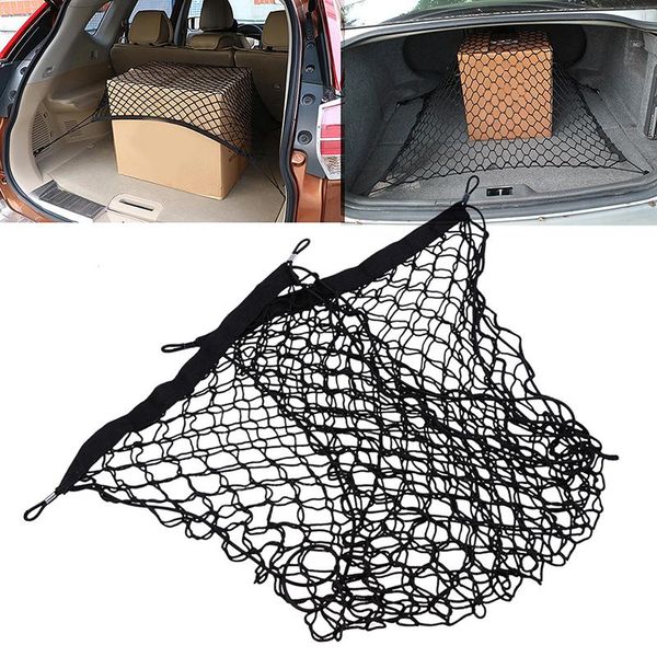 

car organizer possbay universal auto trunk net bag rear cargo luggage storage nylon seat back bags