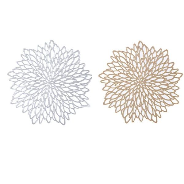 

mats & pads 12pcs hollow insulation table bowl home decor heat resistant placemat for dining table-abux