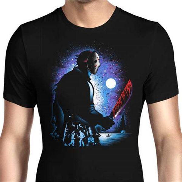 

harajuku mask boys print pattern loose casual round neck men and women comfortable short-sleeved t-shirt, White;black