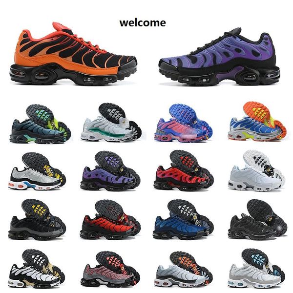 

tn plus running shoes for men women triple black white atlanta true green worldwide hyper pastel bule rainbow orange pink mens sports sneake