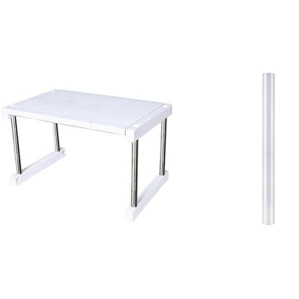 

kitchen storage & organization cabinet counter shelf white drawer mat anti-slip 45x300 cm paper non-slip waterproof transparent