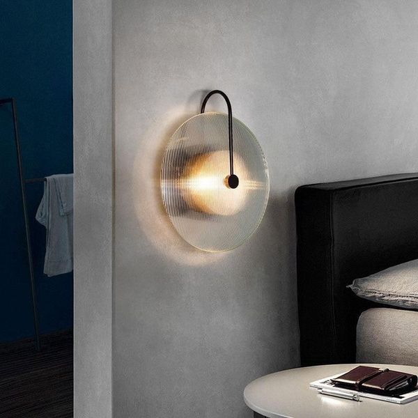 

wall lamp modern led round post restaurant el aisle corridor a living room background bedroom bedside