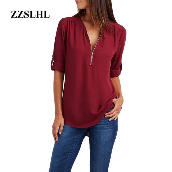 

women's blouses & shirts chiffon blouse shirt v neck plus size xxxxl black brand women clothes blusas feminina renda casual summer, White