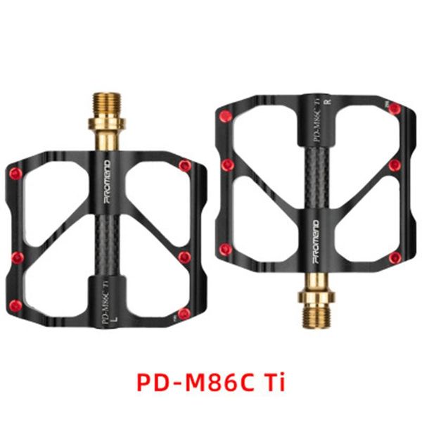 

bike pedals promend mtb pedal quick release road bicycle anti-slip ultralight mountain carbon fiber 3 bearings pedale 86ti