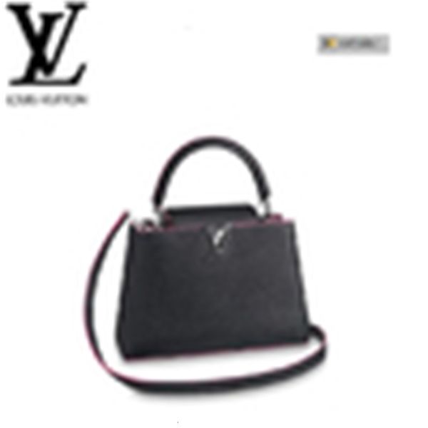 

iconic luxury of7s m42245 capucines pm cobalt fuschia women handbags brand bags handles shoulder bags totes cross body designer bag clutches, Red;black