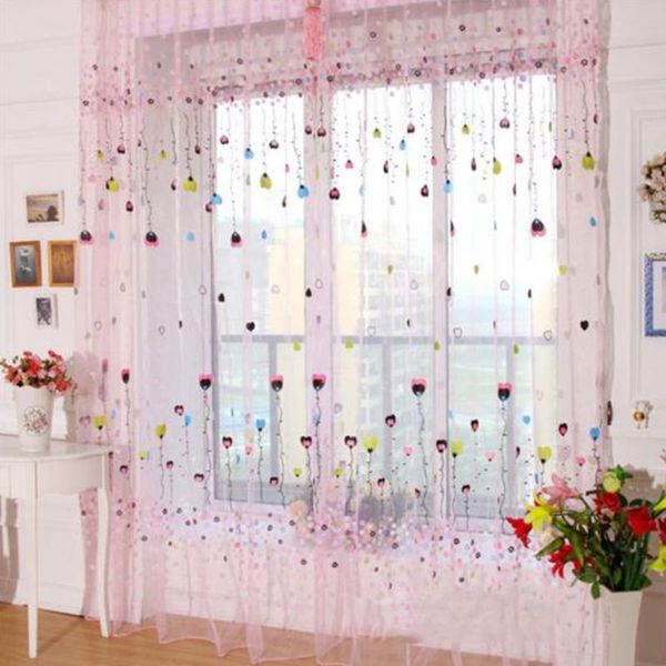 

romantic 1 piece curtain panel drape valance room door wall decor & drapes