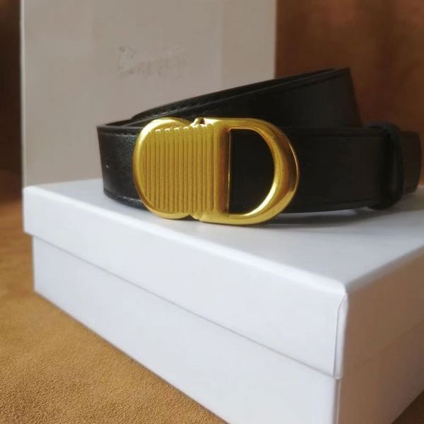 

luxury men's designer belt women's belt ceiling double d brass buckle leather classic designer belt cowhide width 2.0cm3.0cm 3.4cm, Black;brown