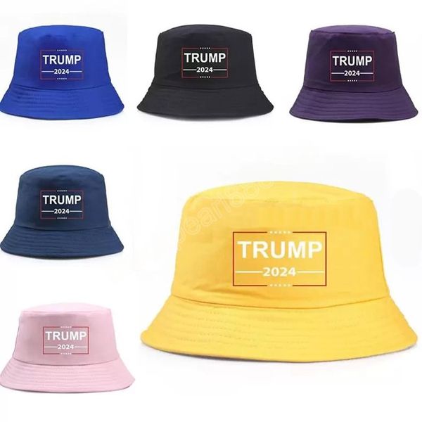 

2024 trump bucket cap usa presidential election mesh snapback trmup style hat keep america great, Blue;gray