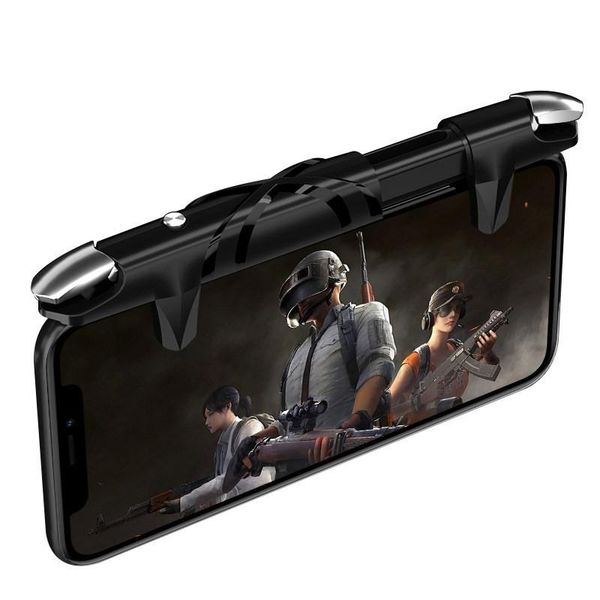 

game controllers & joysticks metal gamepad pubg mobile trigger control smartphone controller gaming shooter for android/
