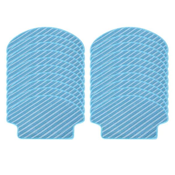 

20pcs replacement mop cloth rag for ecovacs deebot dd35 dd33 dd56 robot vacuum cleaner dry wet mopping pads spare parts cleaners