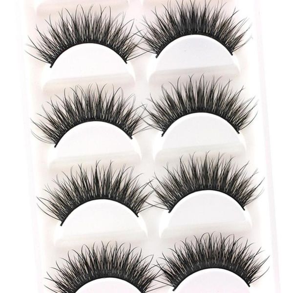 

70% 5 pairs 3d eye lashes thick long false eyelashes extension makeup beauty tools