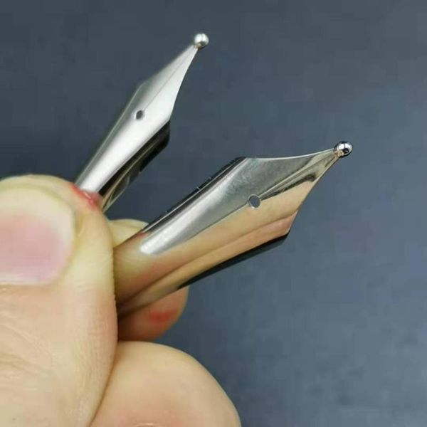

unbranded double broad(1.5mm) round fountain pen nib(need your stuning) for grinding ink nib business writing gift pens