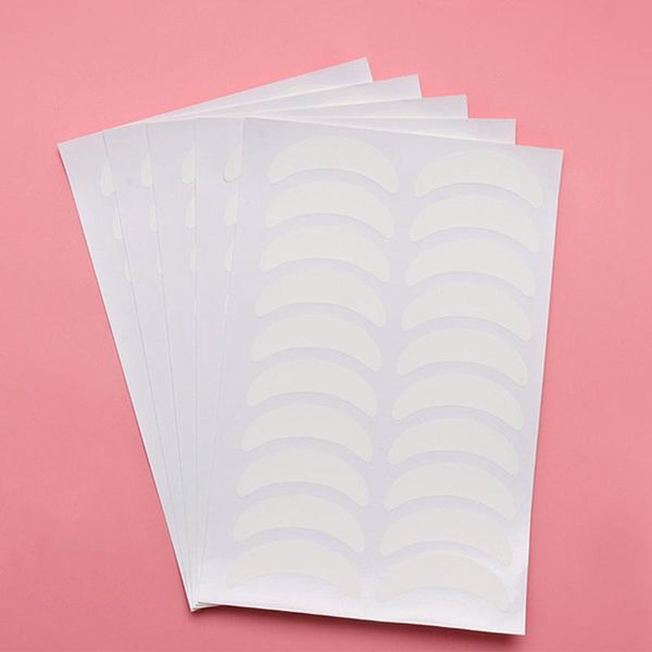 

false eyelashes 100pcs/pack white under eye pad eyelash extension paper pads stickers patches adhesive lash tape makeup beauty tools