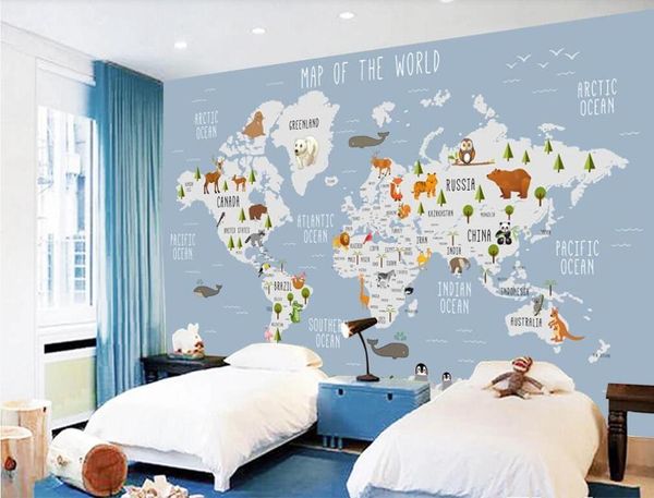 

custom 3 wallpaper mural cartoon children's room background wall decoration painting wallpapers