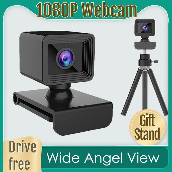

webcams webcam 1080p, web camera with microphone for pc, usb cam computer, 2 mega pixels, 1920x1080 resolution, fhd cmos sensor