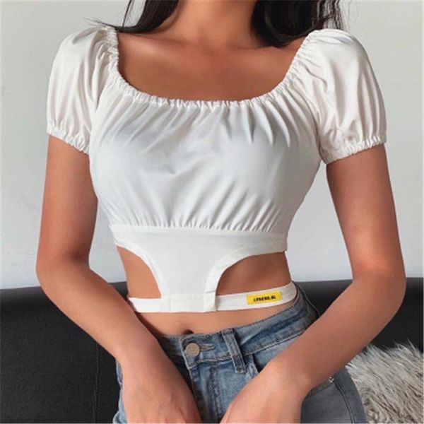 

fashion summer women t-shirt slim white o-neck ladies short sleeve cotton solid color female tee k45 women's