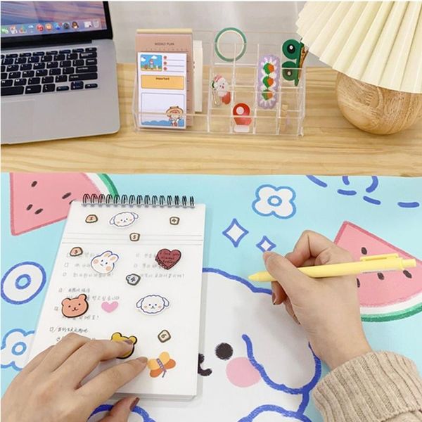 

mouse pads & wrist rests kawaii gaming mat antislip home decor cartoon pad desk cup