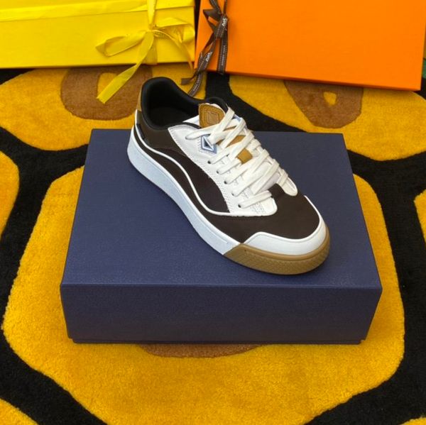 

brand men's shoes fashion designer comfortable lace up casual multi-color stitching outdoor luxury sports shoes, Red;white