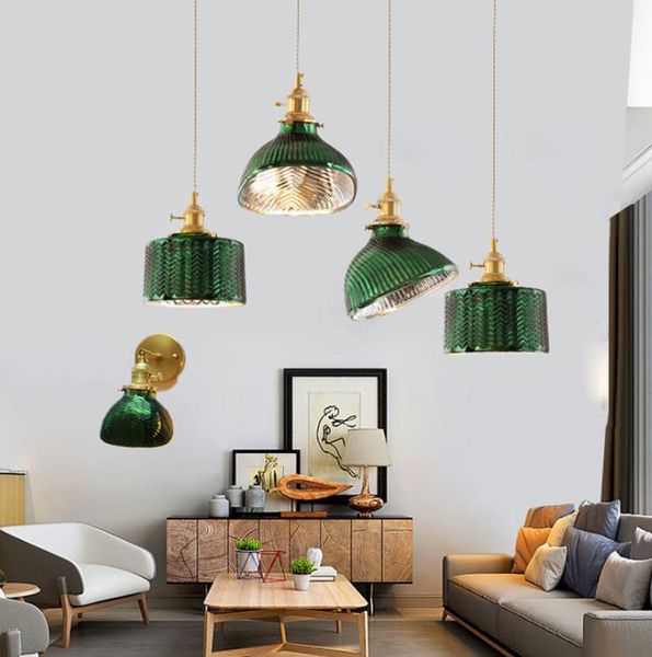 

pendant lamps vintage suspension luminaire glass light personality lamp for coffee shop diningroom lighting
