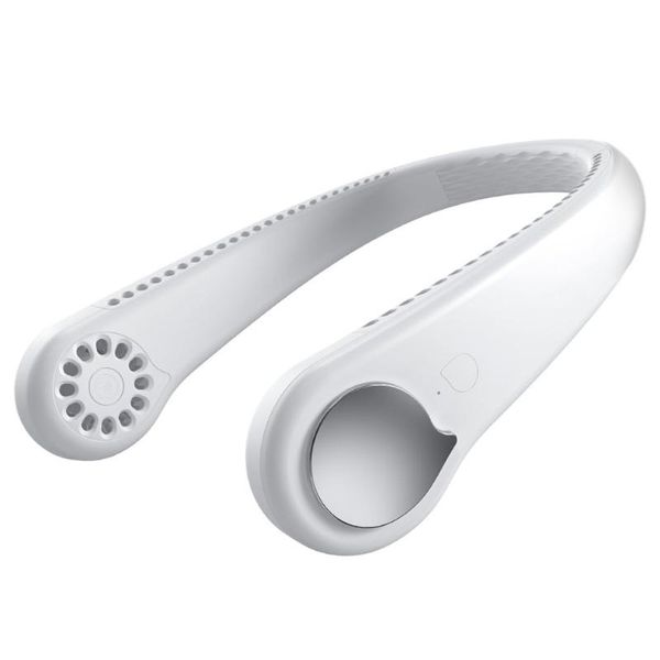 

electric fans summer mini hanging neck fan usb rechargeable air cooler portable dumbbell for office travel sports