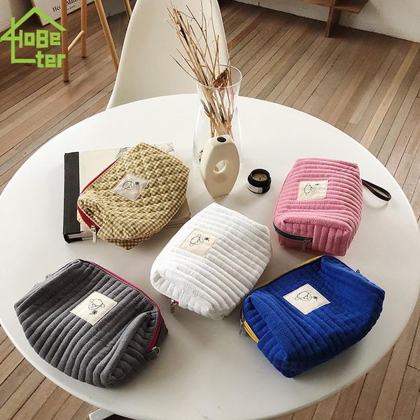 

bag cosmetic korean version quilted portable storage boxes & bins