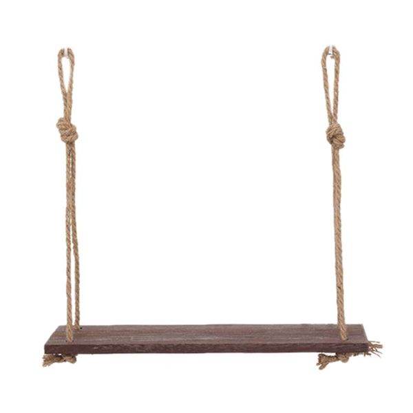 

bathroom shelves wooden hanging shelf swing rope floating jute wall display rack