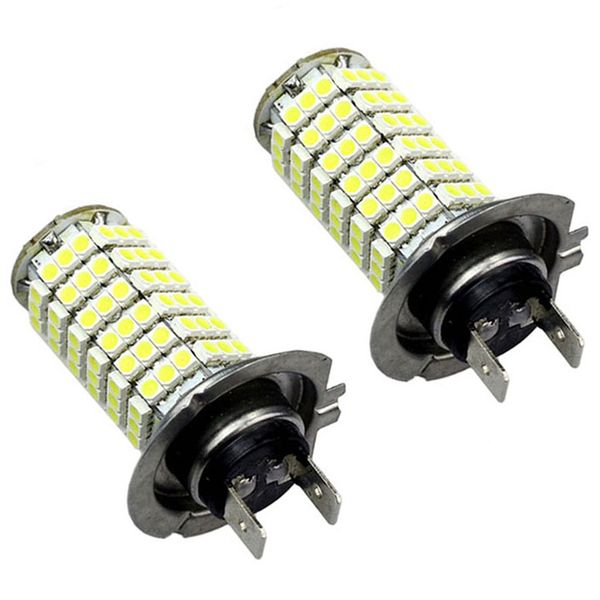 2PCS H1 H3 H4 H7 H8 H11 9005 9006 Led-lampe für Nebel Lichter 3528 120SMD Weiß DC 12V Motorrad Scheinwerfer Rücklicht