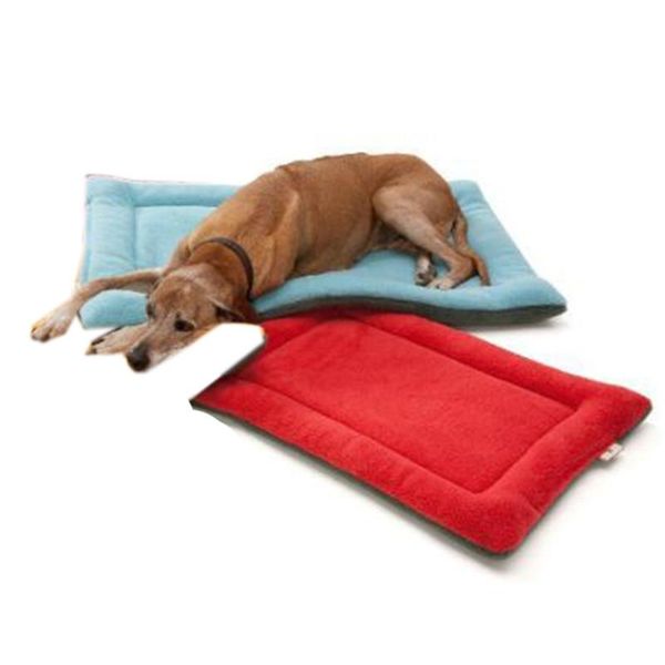 

soft coral fleece pet mat dog bed winter thicken warm cat blanket puppy sleeping cover towel cushion for dogs kennels & pens