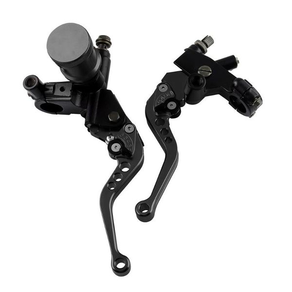 

handlebars motorcycle modification universal 22mm brake clutch levers master cylinder reservoir set accessories