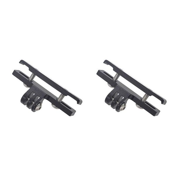 

bike saddles 2pcs bicycle saddle rail mount pannier rack clamp for hero 6/5/4/3 campark crosstour and other action camera