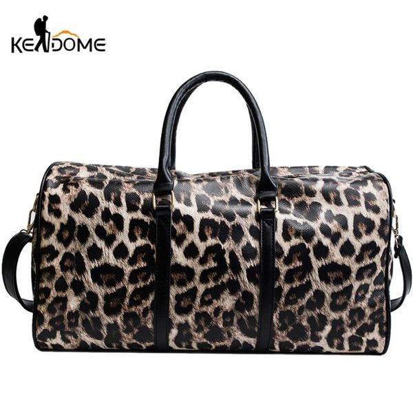 

outdoor bags leopard gym training fitness woman shoulder handbag sport crossbody tote ladies gymtas sac de xa291d