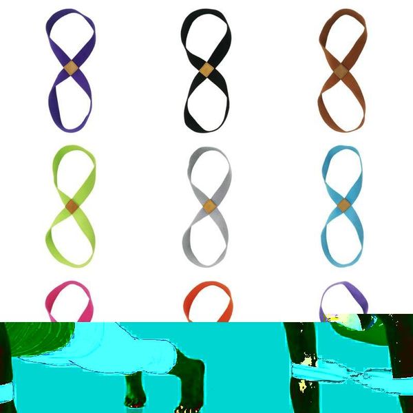 

women's yoga stretch strap belt band mix tool tackle exercise gym rope fitness waist leg accessories resistance bands