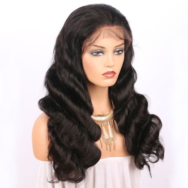 

pre order full lace wig body wave, Black