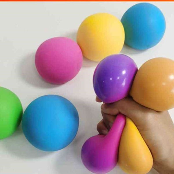 

trp squish squeeze stressball balloon toys rainbow push anxiety stress relief autism fidget jelly squishy squeezy decompression balls h52xzy