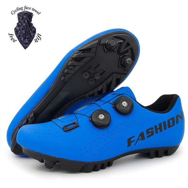 

mountain bike shoelace lock men's road shoes rubber sole cycling self-locking size 36-47 footwear, Black