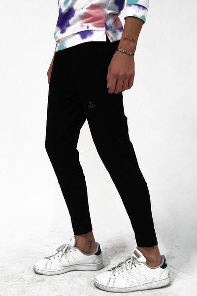 

men's jeans hem zipper mens black sweatpants, Blue