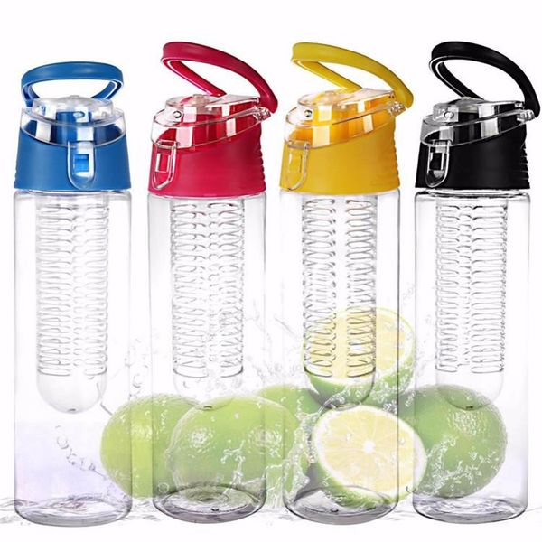 

water bottle ashion cycling flesh fruit infuser infusing sports health lemon juice make camping