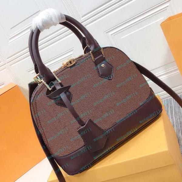 

designer bags handbags crossbody bag purse 2021 backpack wallet hand women's shell leather tote pocket 24cm classic lady shoulder with