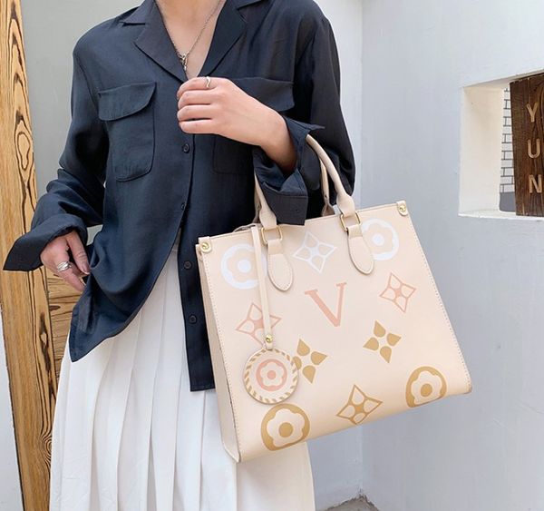 

shoulder bags 2021 summer large capacity tote bag letter fashion portable elegant one messenger trendy designer handbag