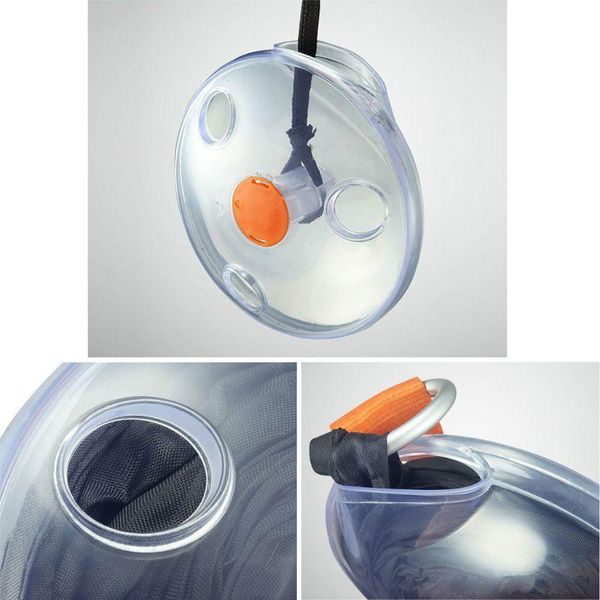 

keychains 5pc portable reusable shopping bag space saver roll up in small case keyring h37c, Silver