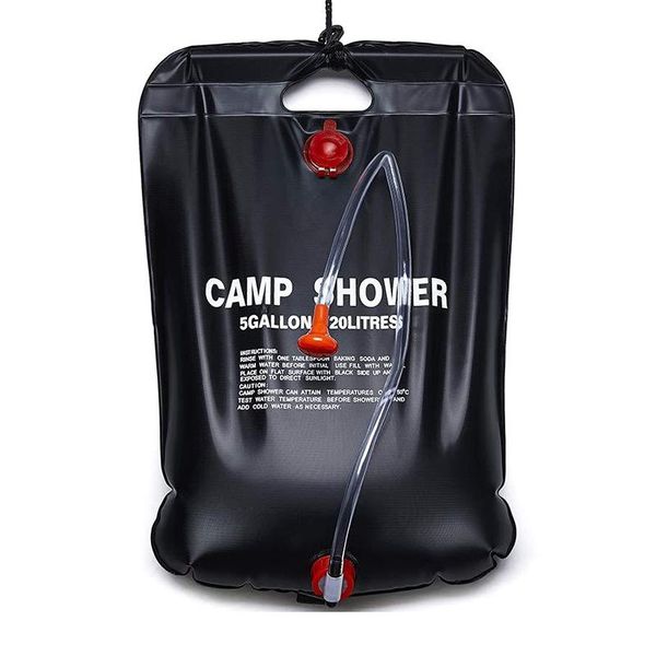 

hydration packs 20 liters outdoor shower water bag family portable camping solar