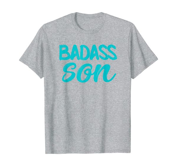 

badass son me and my parents together in blue shirt, White;black