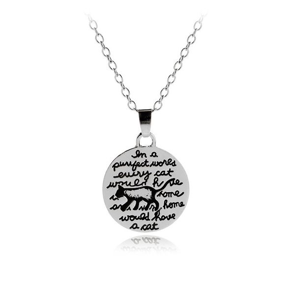 

fashion personality dog tag love gift pendant necklace
