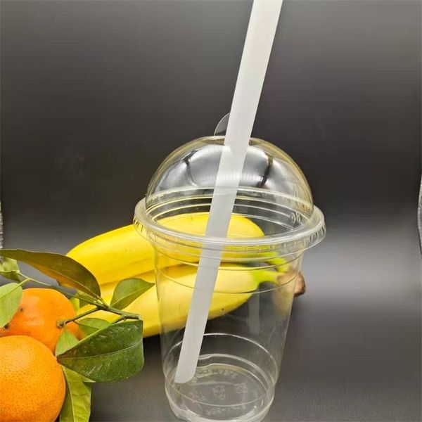 

pla transparent disposable 98 caliber 14 16 20 / 24 a plastic fruit juice cold drink milk tea cup