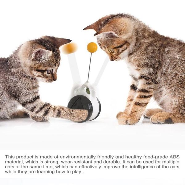 

cat toys balanced swing car toy ball with catnip pet interactive trainning tool kitty exercise chase play