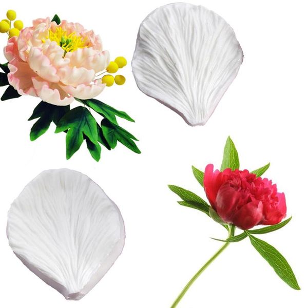 

cake tools peony petals silicone mold fondant mould decorating chocolate, gumpaste mold, sugarcraft ,kitchen gadgets